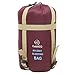 OuterEQ Sleeping Bags Camping Hiking Sleeping Bag Wine Red
