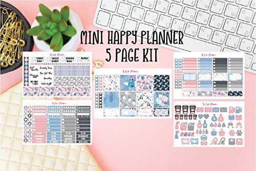 Winter Wonderland Planner stickers Holiday Weekly Kit Mini Happy Planner sticker