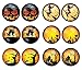 LilMents 6 Pairs Spooky Halloween Stainless Steel Mens Womens Unisex Earrings Set
