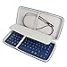 for Logitech K380 Multi-Device Wireless Bluetooth Keyboard 920-007559 Hard Case Portable Bag Storage by Baval