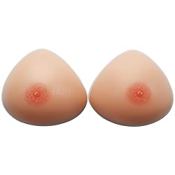 Vollence B Cup Triangle Silicone Breast Forms Fake
