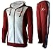X-2 Mens Tracksuit Athletic Full Zip Fleece Jogging Sweatsuit Activewear Hooded Top