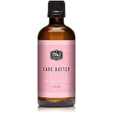 P&J Trading - Cake Batter Scented Oil 100ml - Fragrance Oil for Candle Making, Soap Making, Diffuser Oil
