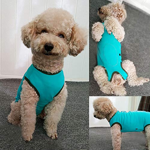Kukaster Pet Dog’s Recovery Suit Post Surgery Shirt for Puppy, Wound Protective Clothes for