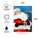 Toland Home Garden 102528 Laughing Santa Christmas Garden Flag 28x40 Inch Double Sided for Outdoor Winter House Yard Decoration