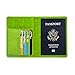 ACdream Passport Holder and Vaccine Card Holder Combo, Cover Wallet, Leather Travel Documents Organizer Protector, RFID Blocking, for Women/Men
