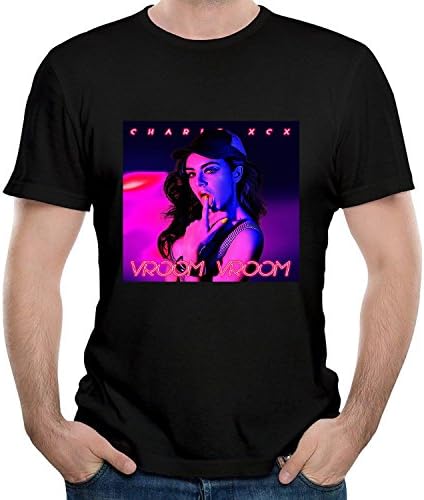 FOURROUNI Men's Char Four Li X Four C Four X - Vroom Vroom T-Shirt Black Large