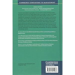 Global Challenges in Responsible Business (Cambridge Companions to Management)