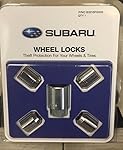 Genuine Subaru Alloy Wheel Locks KIT Fits All Models - Set of 4 - B321SFG000 OEM