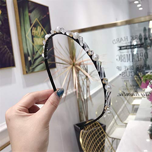 New Women's Pearl Decoration Headband Head Hoop Hair Accessories Fashion Hair Hoop Hairhands