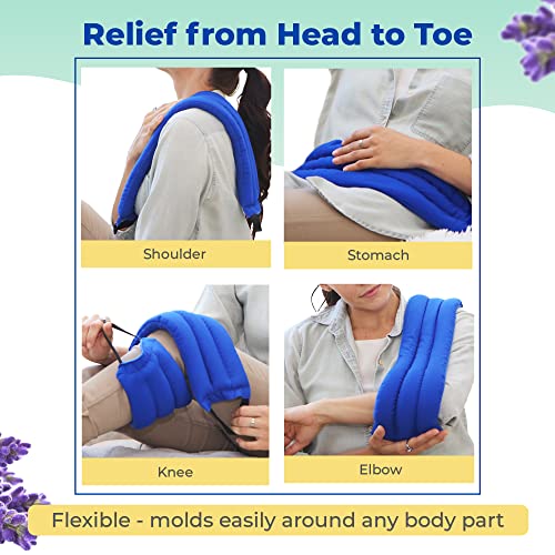Microwavable Heating Pads for Lower Back, Neck, and Shoulder Pain Relief Moist Microwave