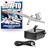 PointZero Multi-purpose Dual-action Airbrush Set - Mini Compressor Kit
