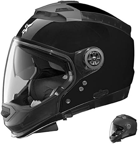 Nolan N44 Trilogy Helmet - Outlaw (XX-SMALL) (FLAT BLACK)