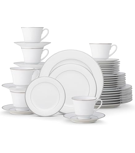 Amazon.com | Noritake Heritage 40-Piece Dinnerware Set, Service