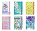 Personal Notepad Set Stationery (6 Notepads Total) w/ Elastic Band - 5.125