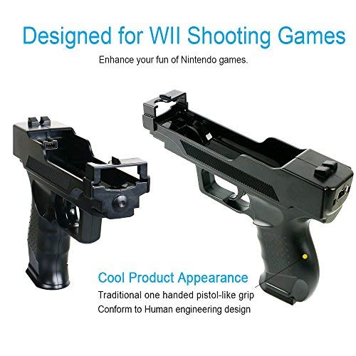 Wii Motion Plus Gun for Nintendo Wii Controller + Wii Shooting Games