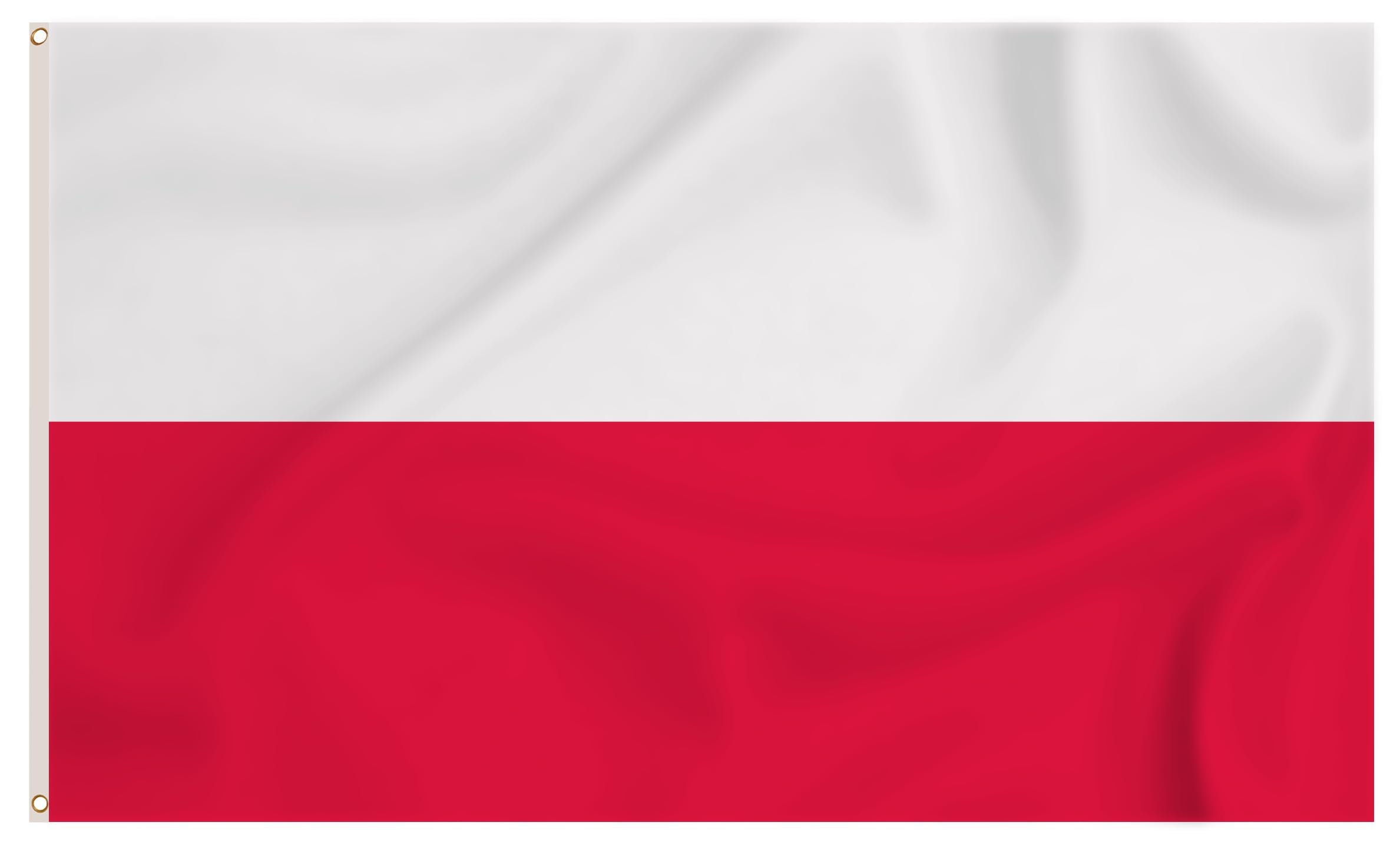 Storm&Lighthouse Poland Flag Polish Flags 5ft x 3ft with Eyelets Large European Flag