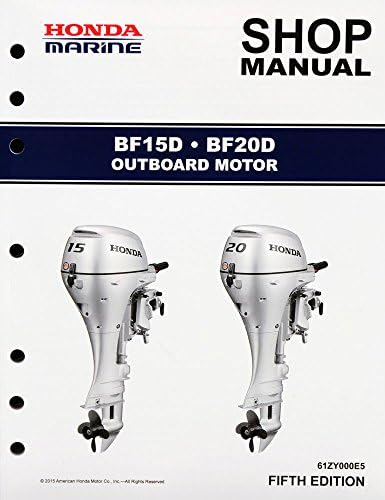 Honda BF15 BF20 D Model Marine Outboard Service Repair Shop Manual