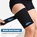Thigh Brace, Compression Sleeve Support for Quad Groin Pain Relief, Breathable Non-Slip Elastic Thigh Brace Wrap for Men and Women Pulled Hamstring Inflammation Swelling Bruising Tendon Torn Muscle