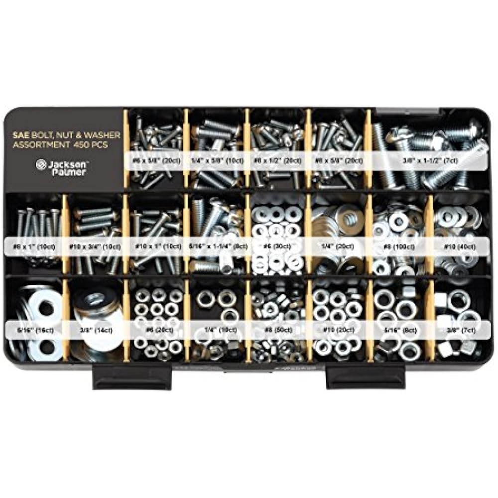 Deluxe Hardware Assortment Kit With Professional"No Mix" Case (1,300 60