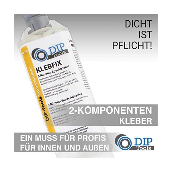 DIP-Tools Wiederverschließbarer Epoxidharz 2k Kleber - 2 Komponenten Kleber, Epoxidharz mit Härter, Epoxy Resin… – Bild 5