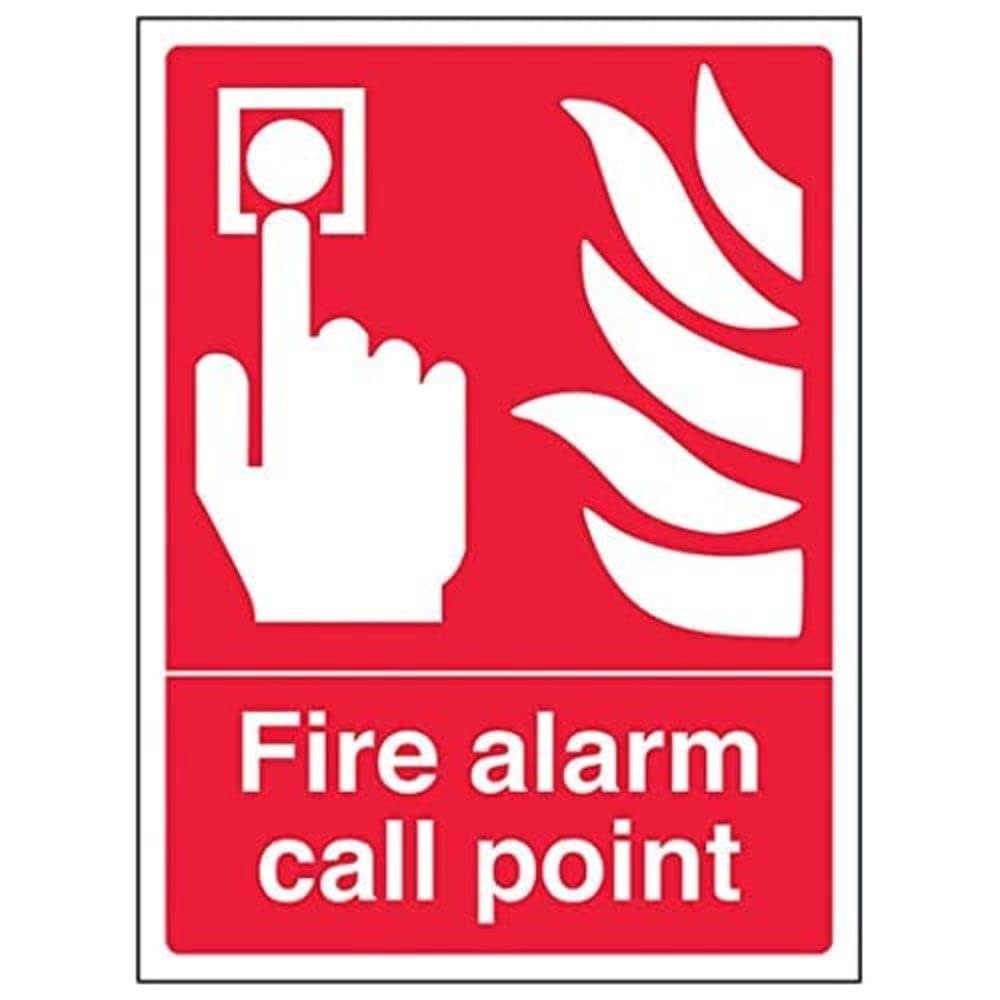 V Safety Eco Friendly Fire Equipment - Fire Alarm Call Point - 150 X 200mm