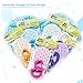 Yimaler 6-Pack Anti-Slip Baby Socks Sneakers for 8-36 Months Babies with Free Hairpin