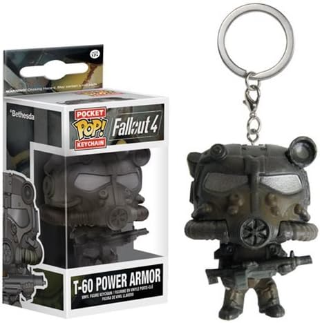 Fallout T-60 Power Armor Pop! Vinyl Figure Key Chain Brand New