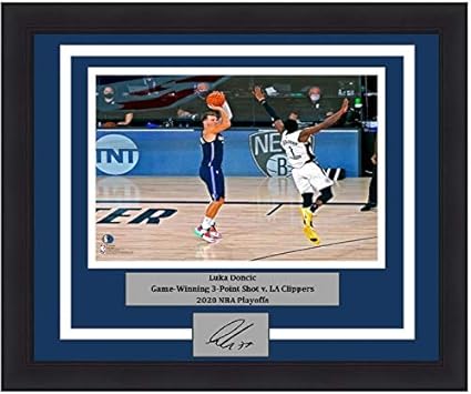 luka doncic autographed basketball