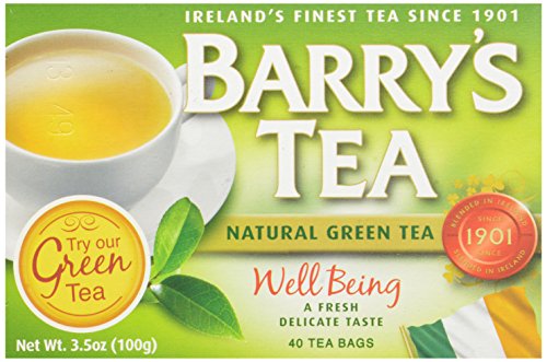 Barry's Natural Green Tea, 40 Tea Bags (Pack of 12)