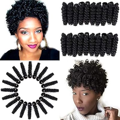 Becus Beauty 10inches Synthetic Bounce Twist Carrie Curl Crochet