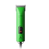 Andis Professional UltraEdge Super 2-Speed Detachable Blade Dog/Pet Clipper | Rotary Motor with Shatter-Proof Housing, Runs Calm &amp; Silent, 14-Inch Cord, For All Dog Coats &amp; Breeds, 120 Volts, Green