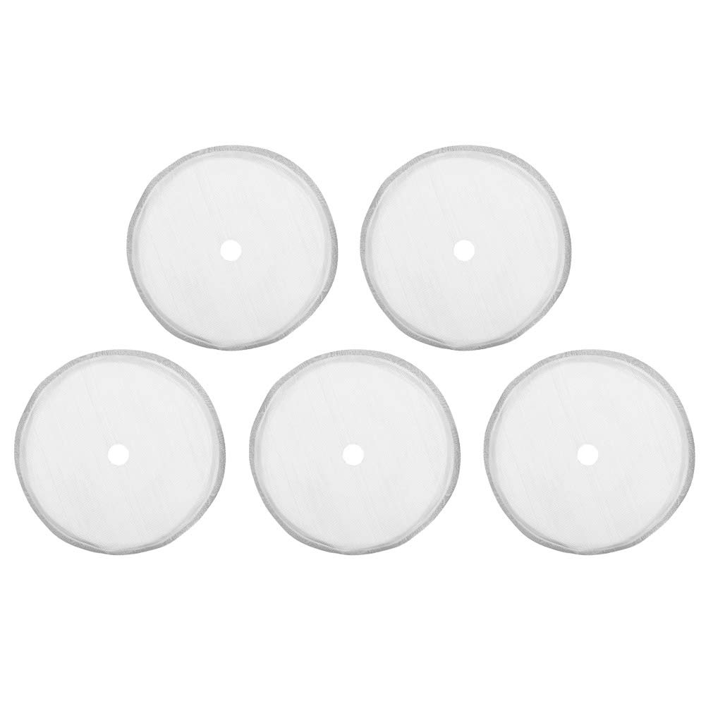 5Pcs 80 Mesh Stainless Steel Filter Screen, Fit for 350ml French Press Coffee Maker, Suitable for Families and Coffee Shops, Easy to Store and Clean, no Rust/Durable.