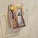 iDesign Classico Metal Wall Mount Magazine Rack, Newspaper and Book Holder for Bathroom, Office, Bedroom, Den, 10.5