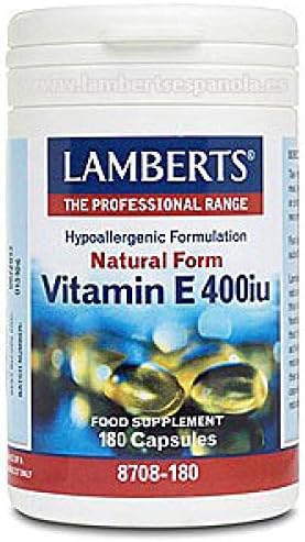 Vitamina E Natural (d-alfa Tocoferol) - Lamberts - 100 C