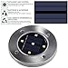 Solar Ground Lights Outdoor - YUNLIGHTS aterproof Solar Garden Lights Disk Lights Waterproof In-Ground Outdoor Landscape Lighting for Lawn Patio Pathway Yard Deck Walkway Flood Light