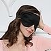 OOSilk 19mm Mulberry Silk Sleep Mask, Black