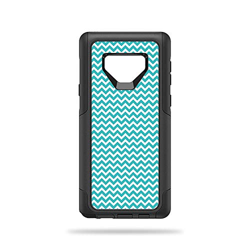 MightySkins Skin Compatible with OtterBox Commuter Galaxy Note 9 - Turquoise Ch…