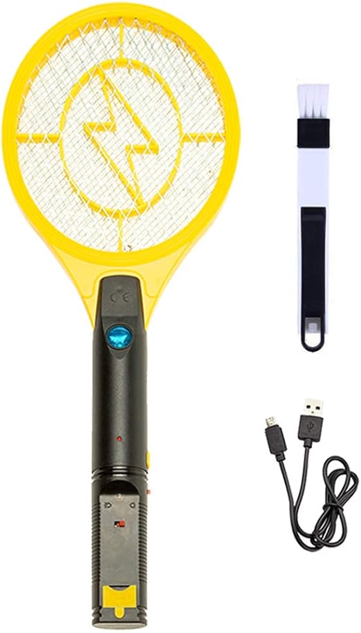 ValueHall Mini Electric Fly Swatter USB Rechargeable Electric Bug