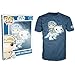 Funko Pop Star Wars Luke and Tauntaun T-Shirt - Mens (Medium)