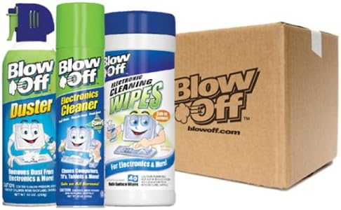 Blow Off (KE1-312-220-4PK) Computer Care Kit, (Pack of 4)