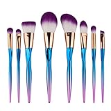 AutumnFall Colorful Cosmetic Eyebrow Eyeshadow Brush Makeup Brush Sets Kits Tools (8Pcs)
