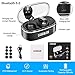 Upgraded 2019 True Waterproof Sport Wireless Bluetooth Earbuds- with Deep Bass HiFi 3D Stereo Sound - Latest 5.0 Strong Connection, Built-in Mic Bluetooth Headphone with Portable Charging Case