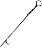 Heavy Duty Rebar Fire Poker With Comfy Handle & Free Engraving - Hand Forged To Order