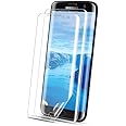 TANTEK [2-Pack Screen Protector for Samsung Galaxy S7 Edge,[Not Glass][Full 3D Coverage] TPU Film Curved Edge to Edge,Ultra Clear,Anti Scratch,Bubble Free,Case Friendly