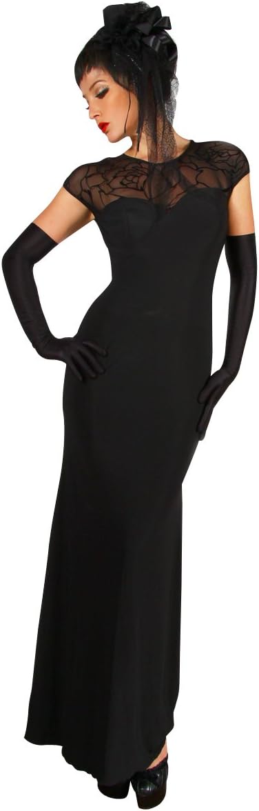 Elegant Long Dress with Sexy Back