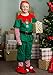 Fun Costumes Kid's Youth Holiday Elf Costume, Spread Joy and Magic with this Festive Christmas Outfit - Medium - Green