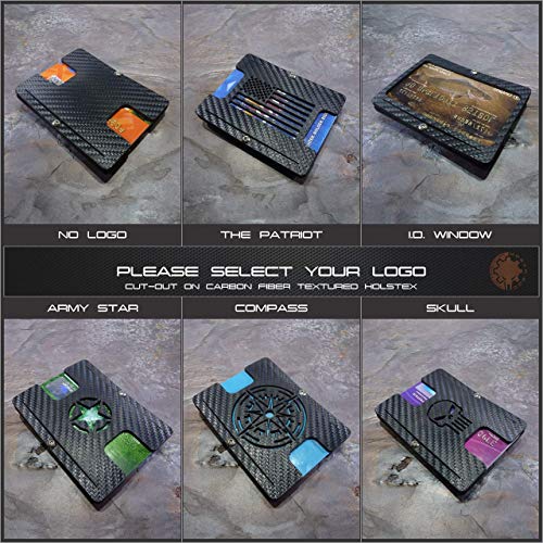 Keeper Wallet Carbon Edition. Includes Tool Card, Keeper/Compartment box. Holstex EDC Tactical Wallet with Carbon Fiber Texture.