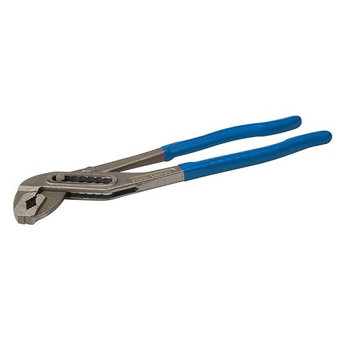 Silverline 633562 Wide Jaw Plumbing Pliers with Removable Soft Jaws