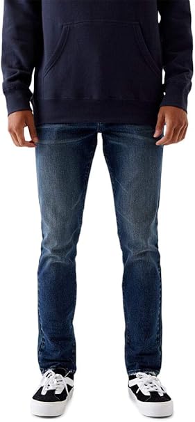 mens navy blue skinny jeans